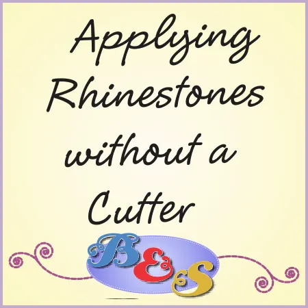 Rhinestone tutorial
